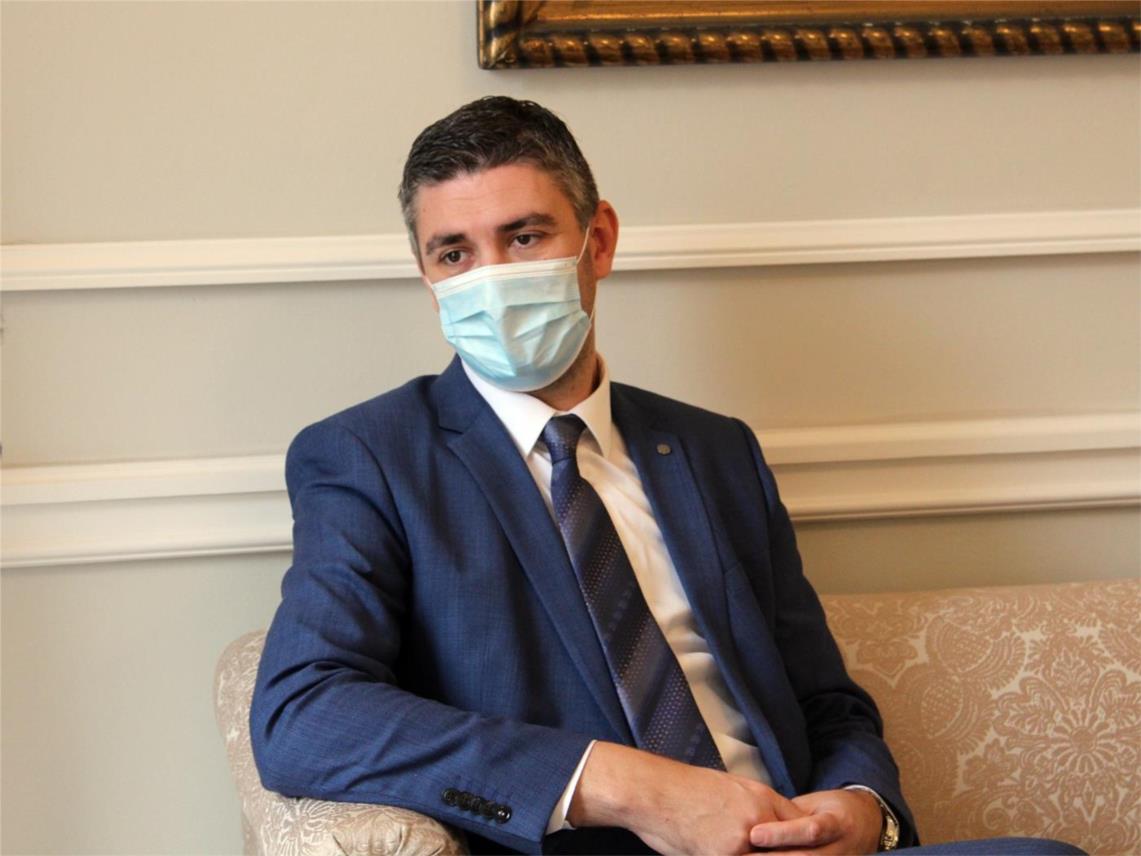 Gradonačelnik Franković sa zastupnikom u EU parlamentu Karlom Resslerom
