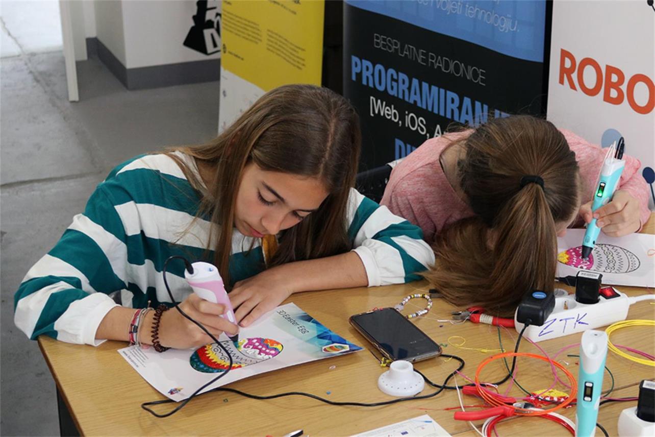 Održan prvi Open lab door & careers in STEM info u Centru za mlade Dubrovnik