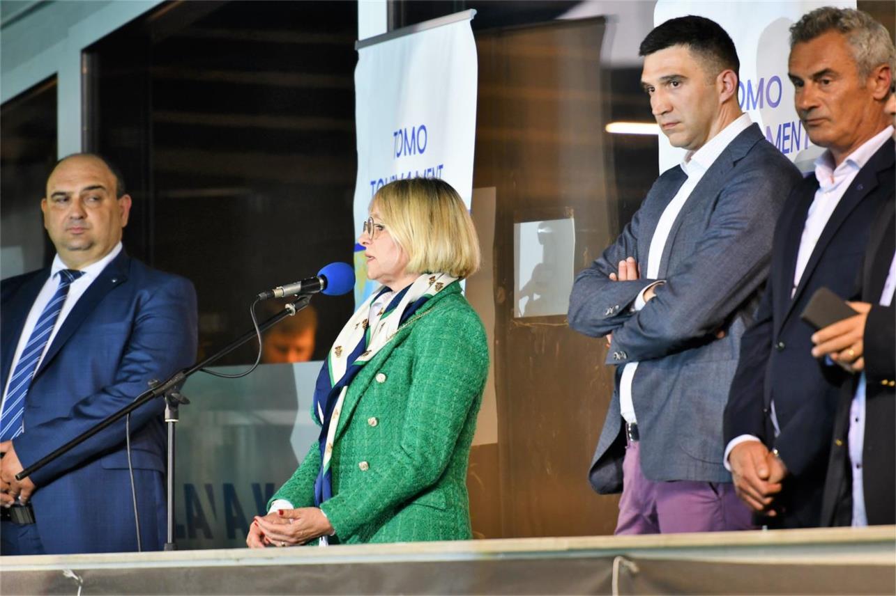 Zamjenica Tepšić na svečanom otvaranju vaterpolskog turnira „TOMO tournament“