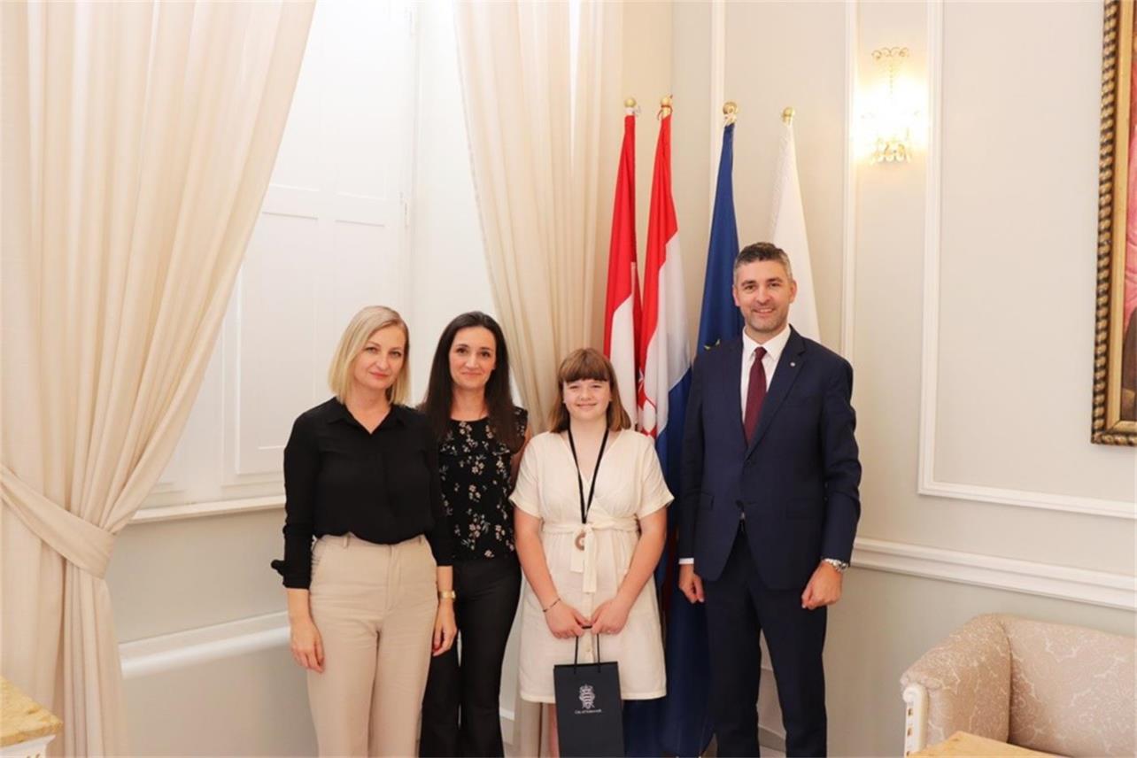 Gradonačelnik Franković primio Romanu Delić