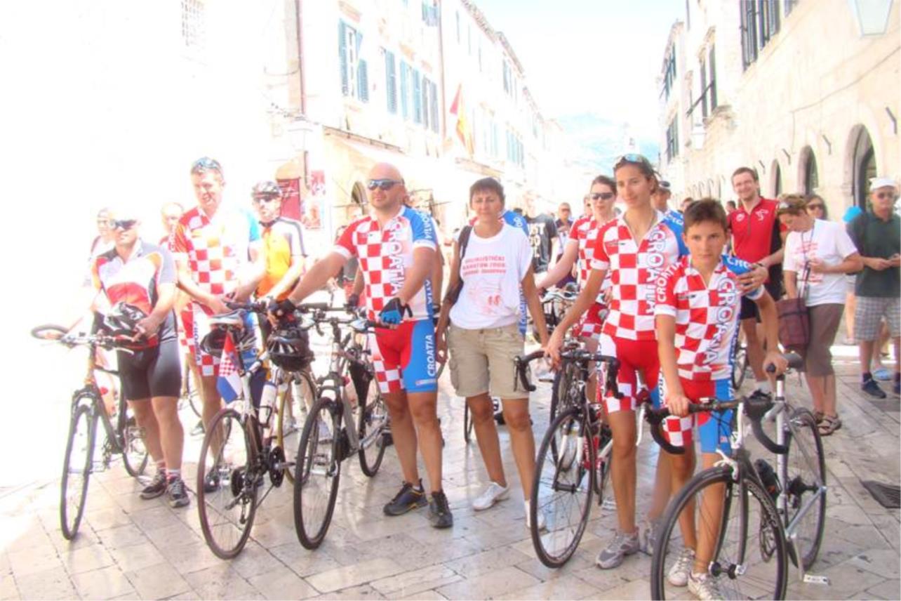 Biciklisti maraton Ovčara - Knin - Dubrovnik