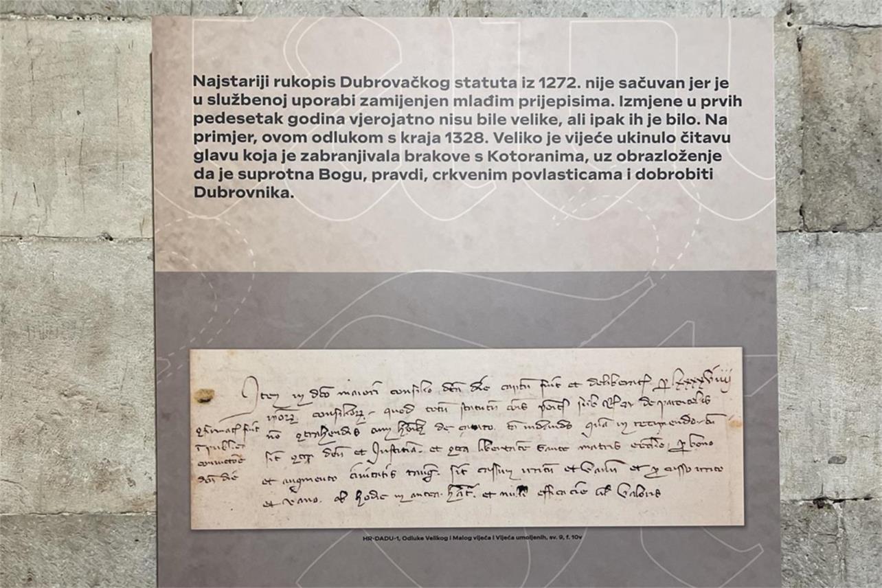 Središnja svečanost proslave 750 godina Dubrovačkog statuta
