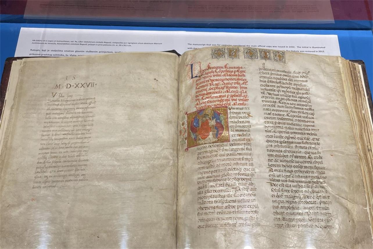 Središnja svečanost proslave 750 godina Dubrovačkog statuta