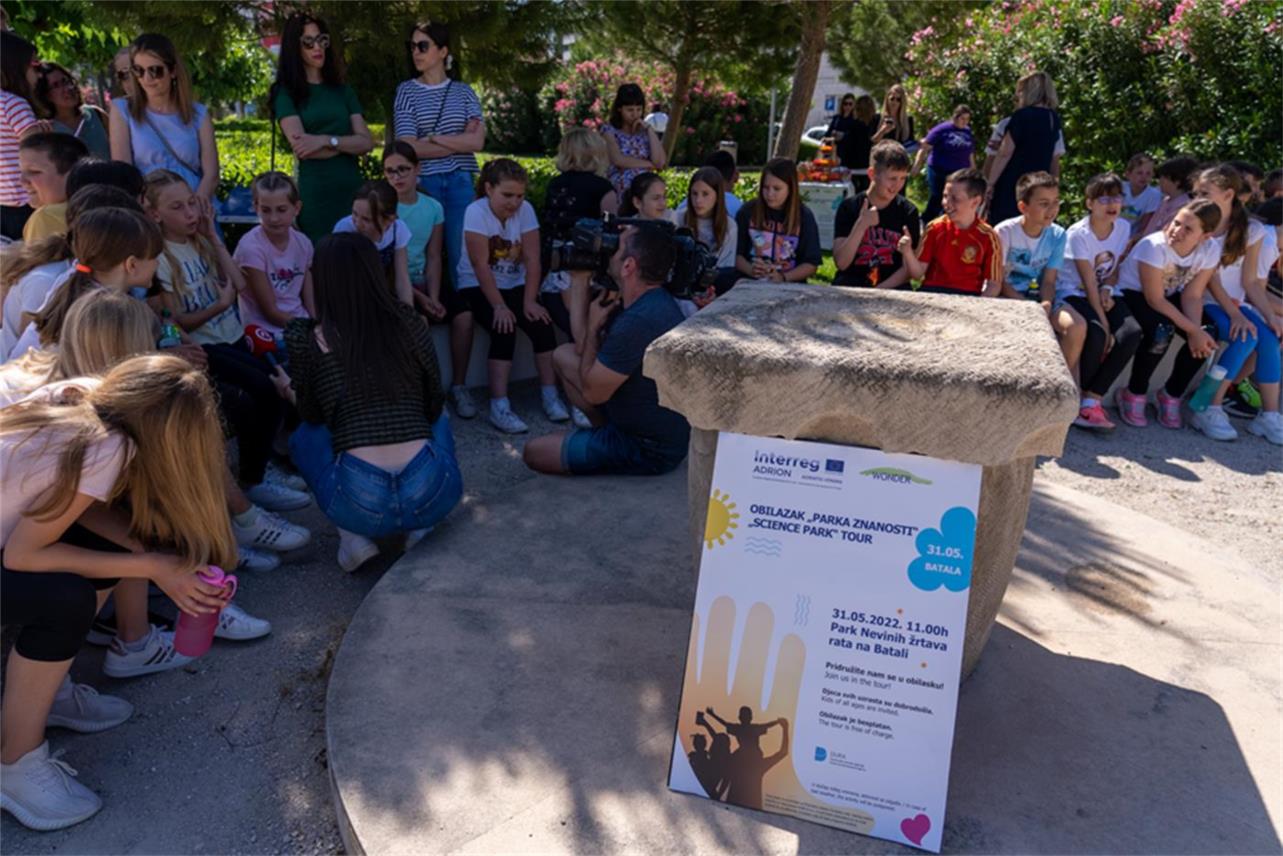 Gradonačelnik Franković obišao edukativne eksponate u dječjem parku na Batali