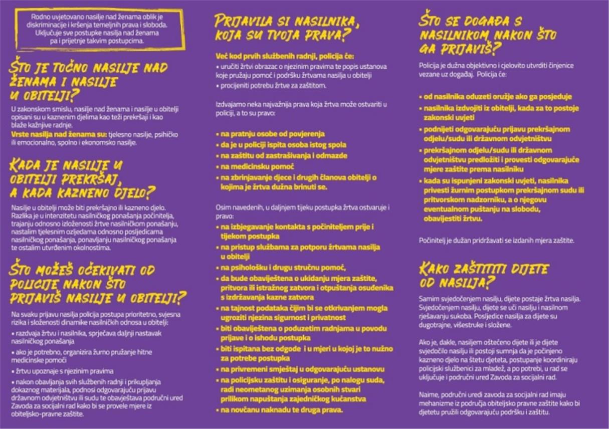 Obilježavanje Nacionalnog dana borbe protiv nasilja nad ženama