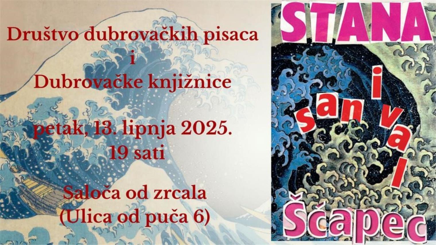 Stana Šćapec predstavit će svoju drugu zbirku pjesama 'San i val'