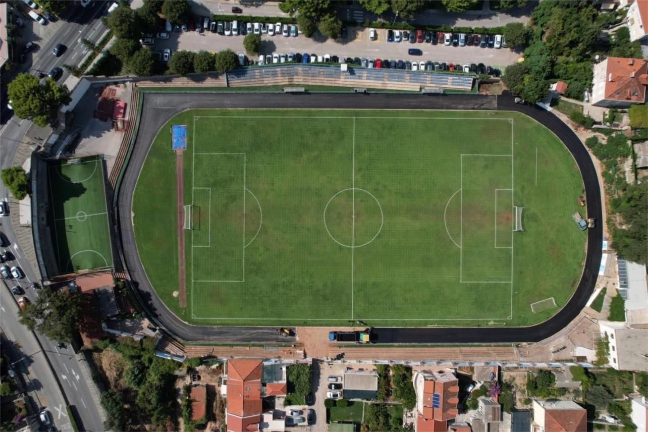 Nova atletska staza na stadionu Lapad gotovo završena