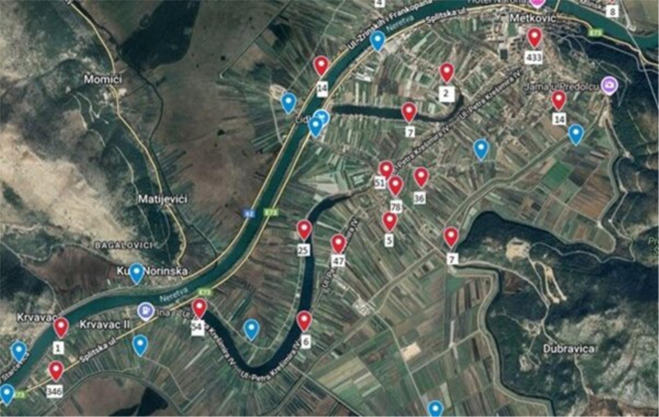 Obavijest o ulovima sredozemne voćne muhe na području doline rijeke Neretve
