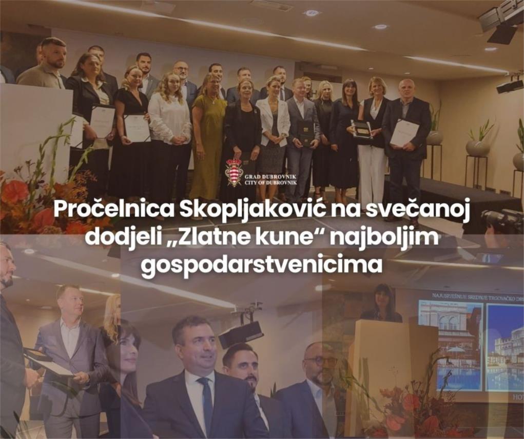 Svečana dodjela Zlatne kune najboljim gospodarstvenicima