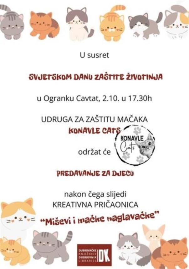 Obilježite Svjetski dan zaštite životinja u Cavtatu