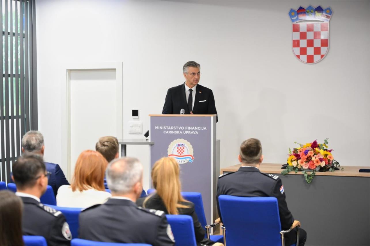 Plenković istaknuo važnost Carinske uprave za hrvatske institucije