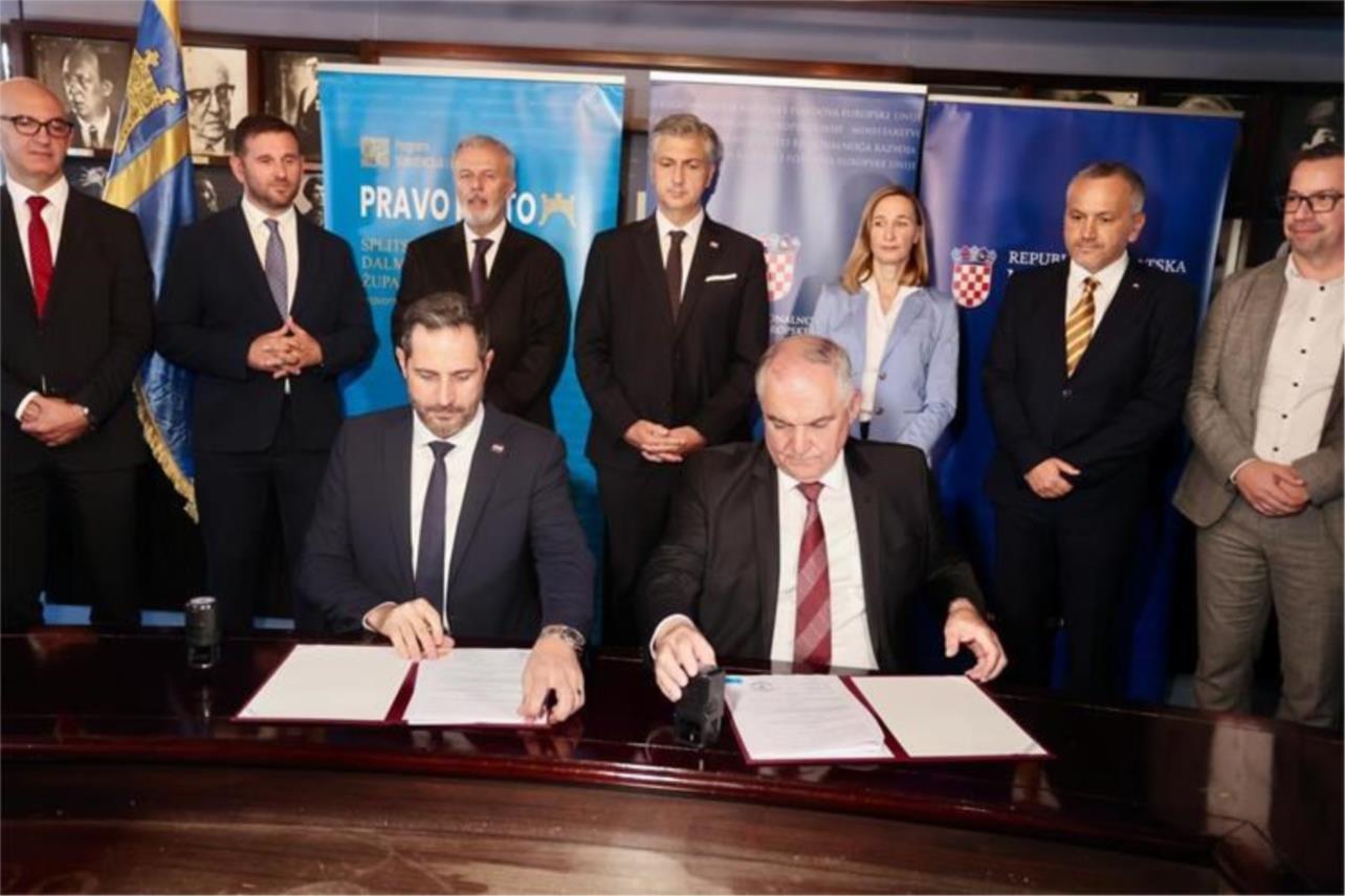 U Splitu potpisan ugovor za izgradnju Sportskog centra u Vučevici vrijedan 8 milijuna eura