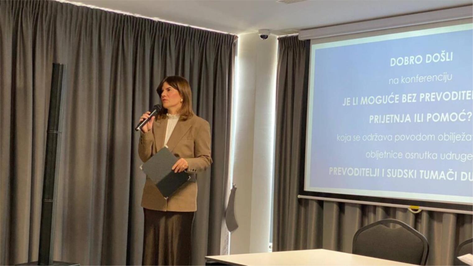 Pročelnica Dadić Račić na konferenciji o prevoditeljima