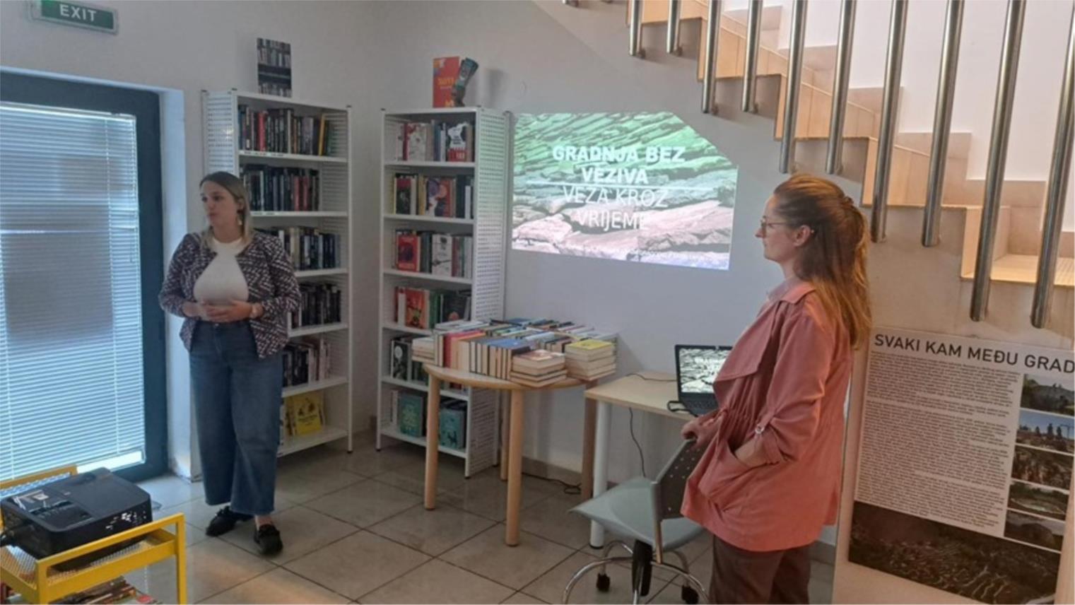 Anita Trojanović održala predavanje o suhozidnoj gradnji Anita Trojanović održala predavanje o suhozidnoj gradnji