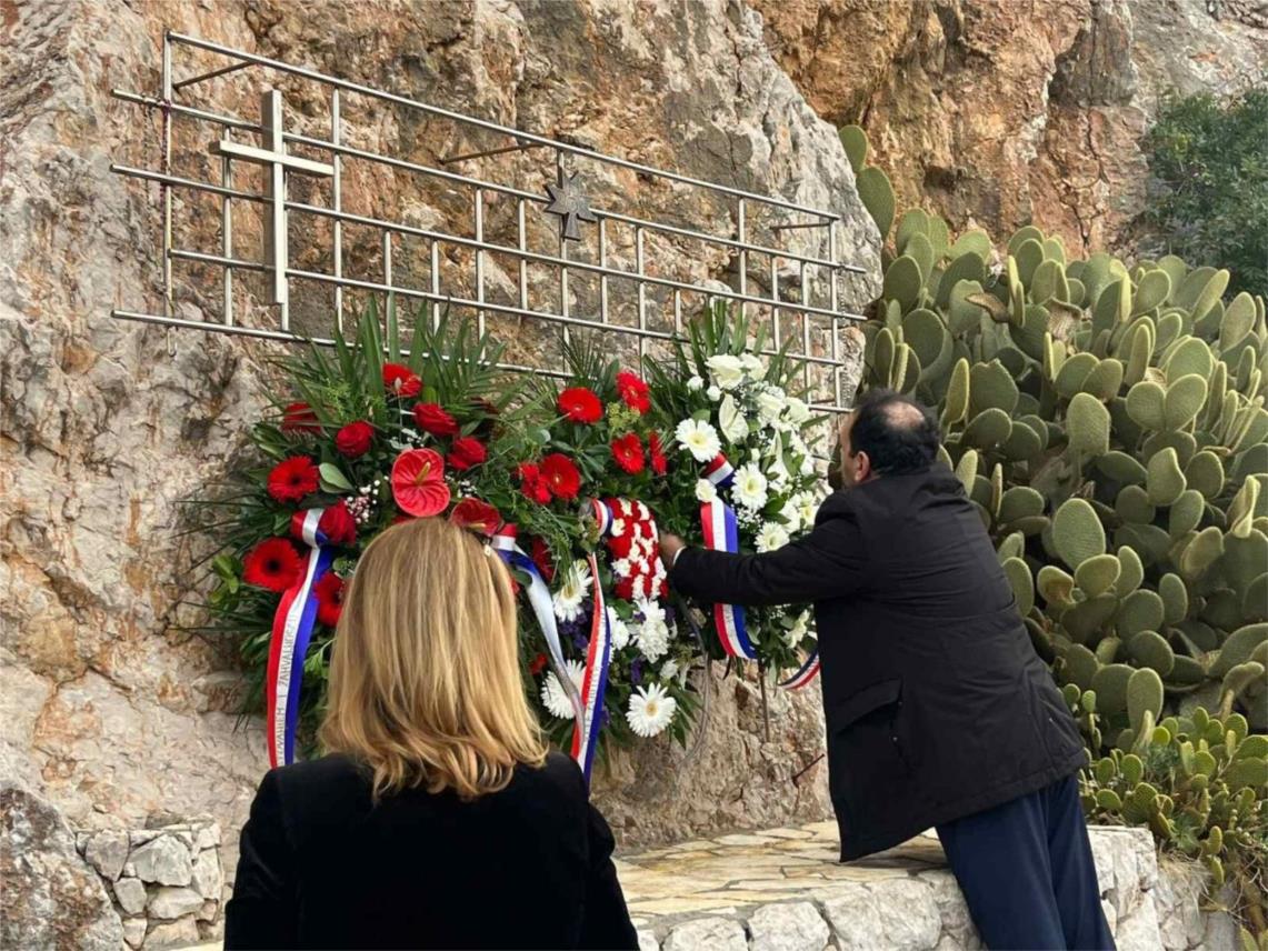 Položeni vijenci za konavoske domobrane na Orsuli