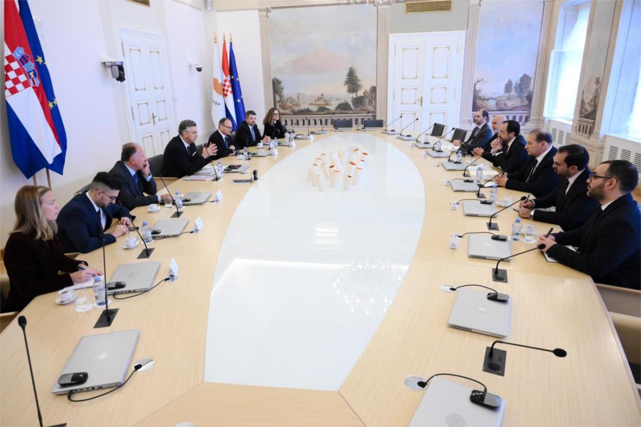 Hrvatska i Cipar dijele zajedničku viziju o europskim pitanjima Hrvatska i Cipar dijele zajedničku viziju o europskim pitanjima