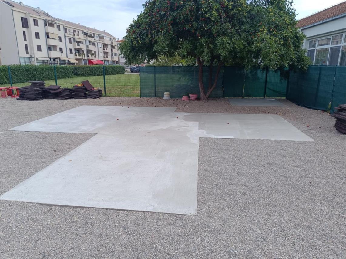 Završetak radova na uređenju vanjskog igrališta ispred Dječjeg vrtića Opuzen