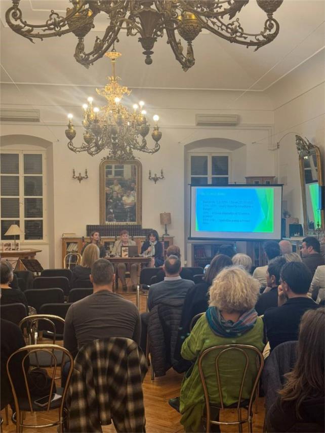 Jadranka Bagarić i Irena Bratičević predstavile latinske pjesme Đure Hidže Jadranka Bagarić i Irena Bratičević predstavile latinske pjesme Đure Hidže