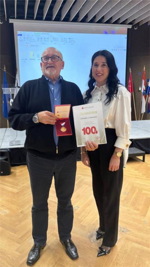 Pročelnica Popović odala počast darivateljima krvi