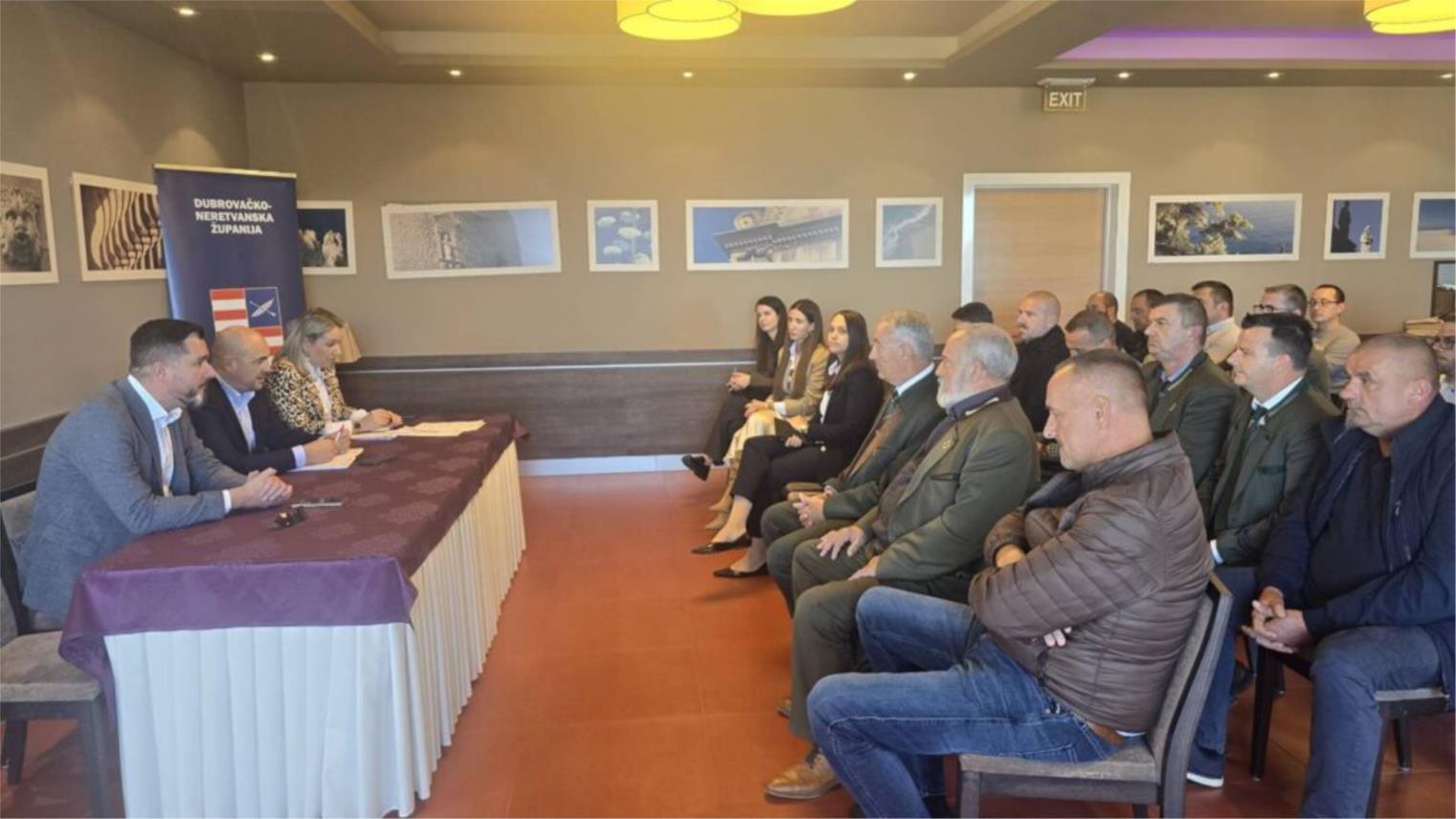 Župan Pezo razgovarao s lovcima iz Dubrovačko-neretvanske županije
