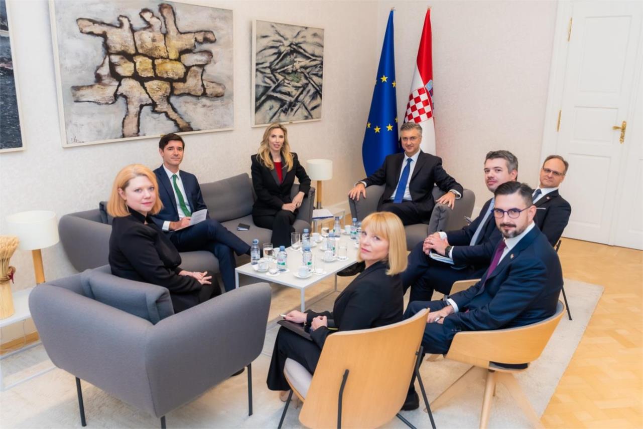 Plenković i McGraw: Ojačavanje odnosa Hrvatske i SAD-a