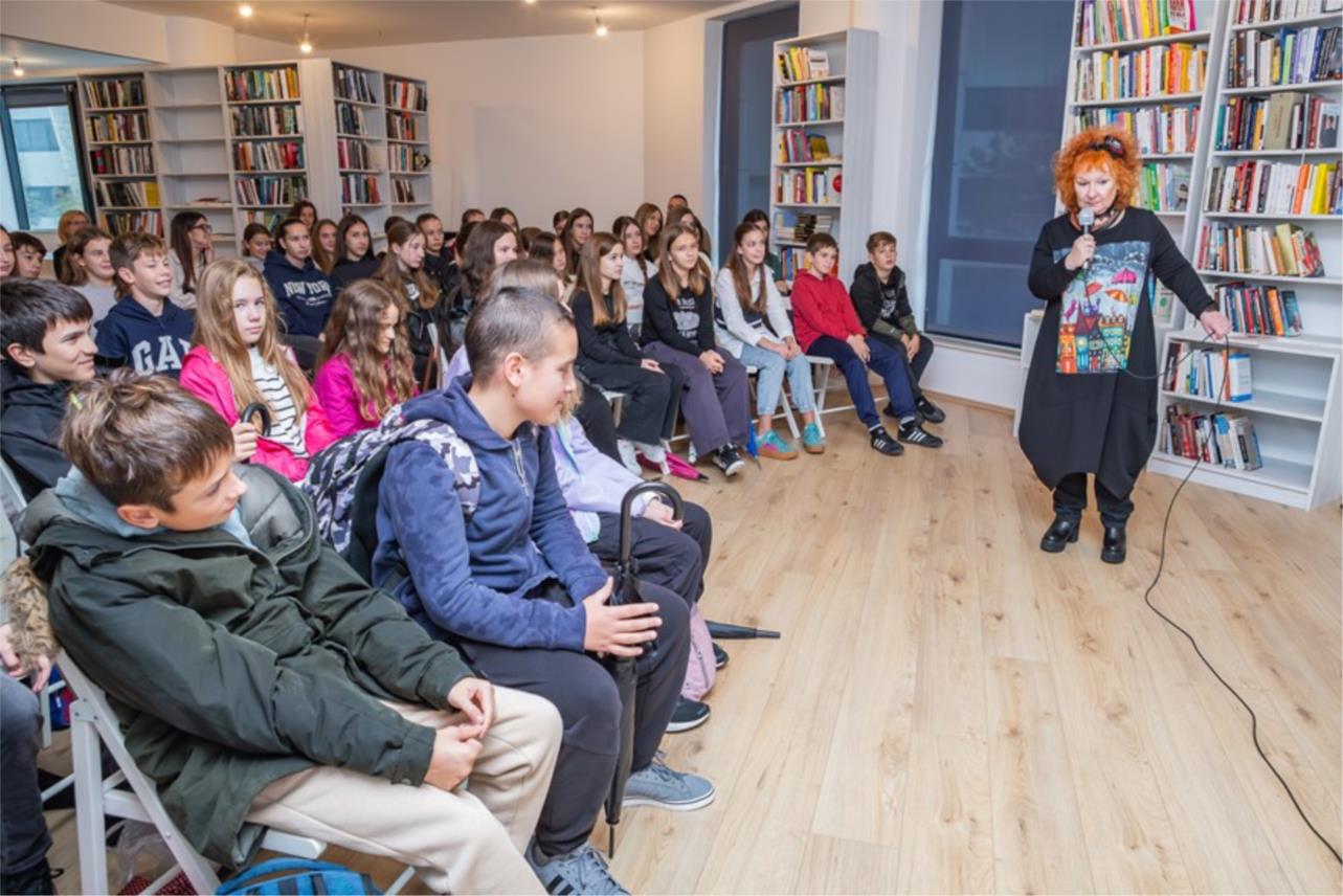 Osnovnoškolci uživali u razgovoru s Melitom Rundek