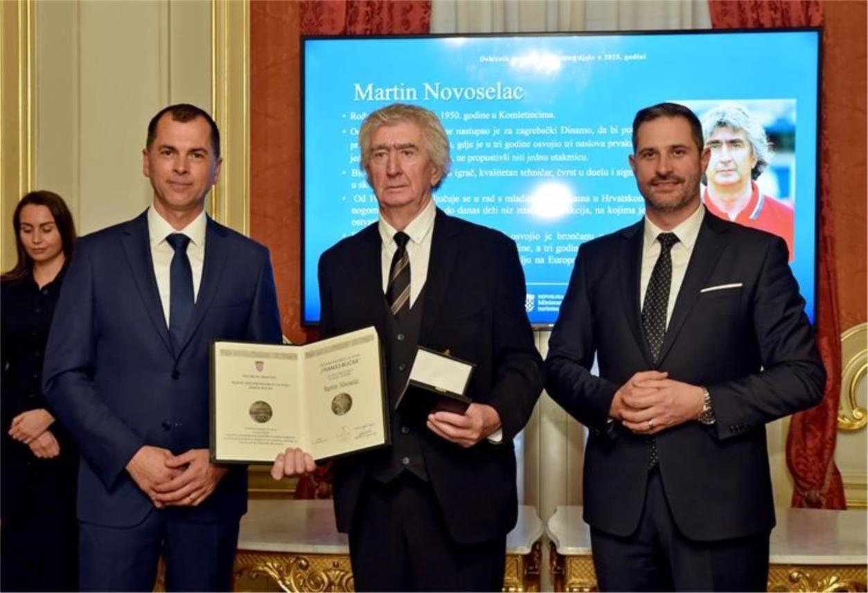 Ministar Glavina uručio Državne nagrade za sport Franjo Bučar