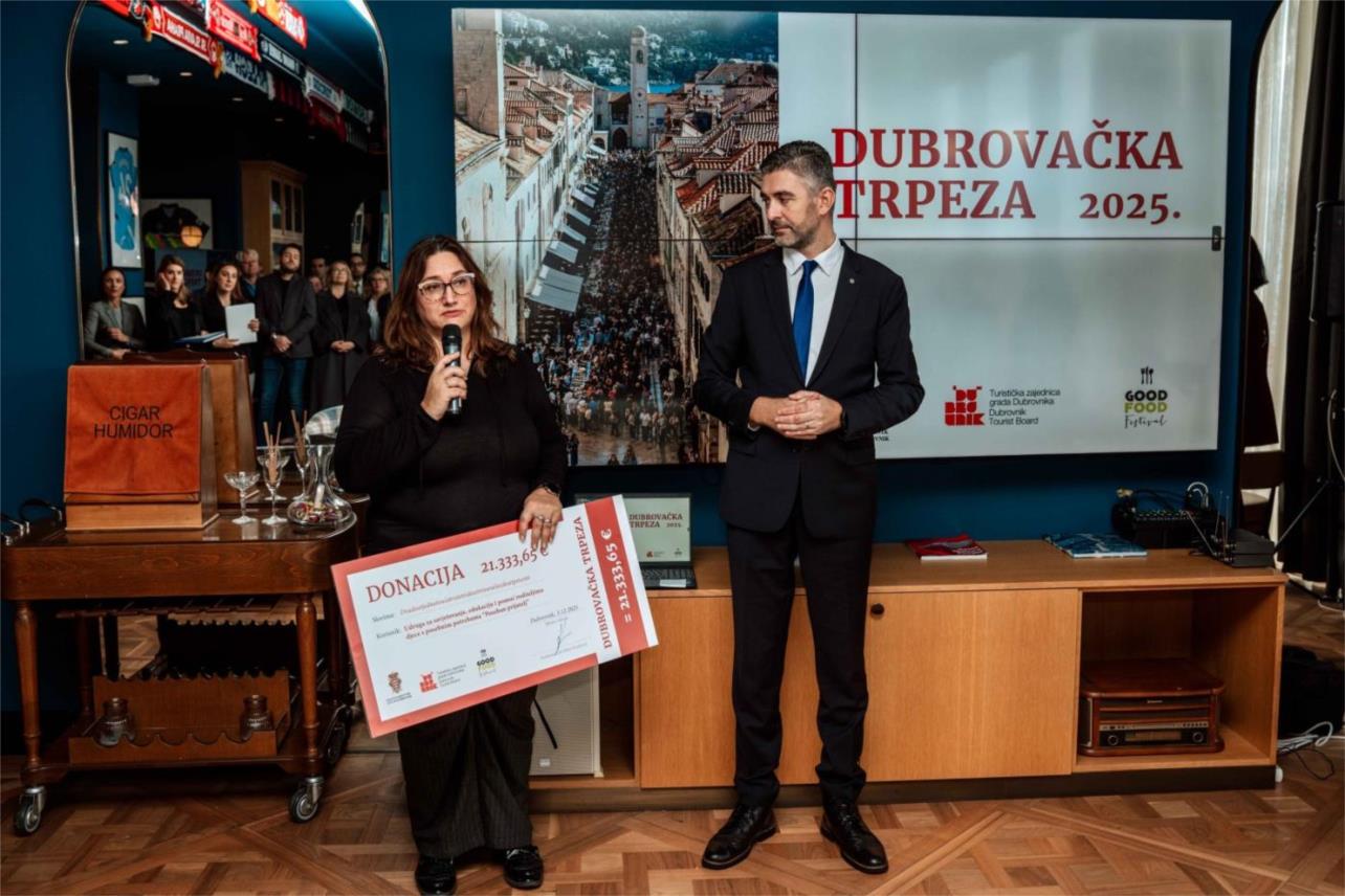 Zahvalnice za vrijednu donaciju Dubrovačke trpeze