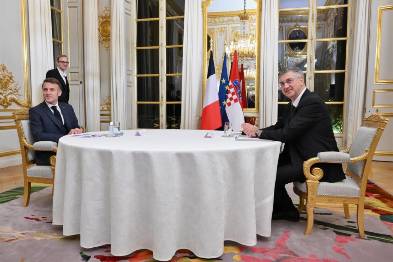 Plenković i Macron jačaju hrvatsko-francusko partnerstvo