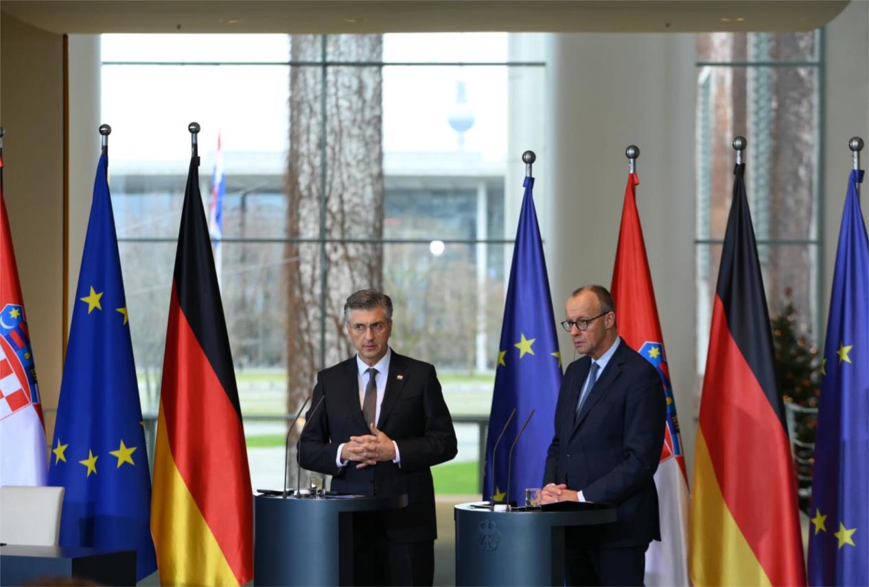 Plenković i Merz: Jačanje savezništva Hrvatske i Njemačke
