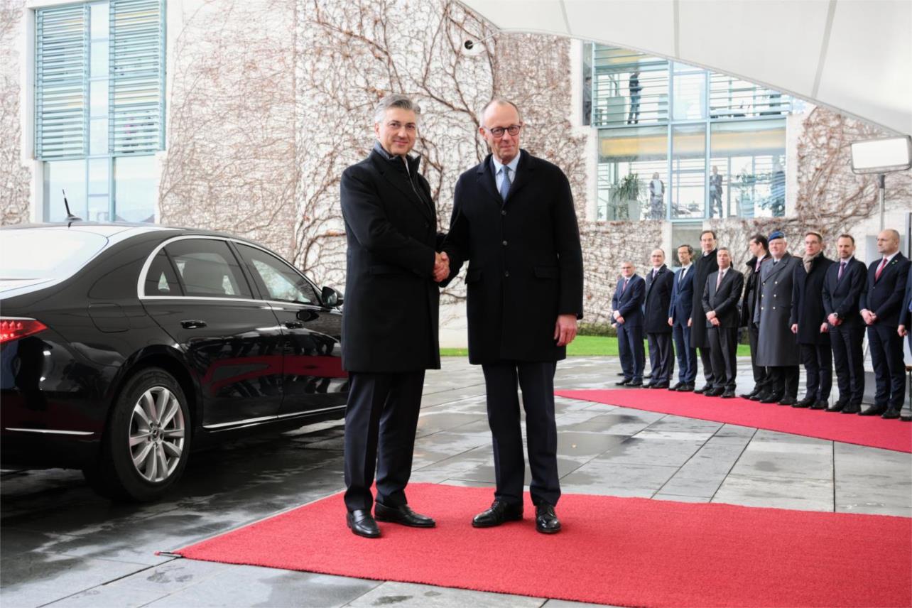 Plenković i Merz: Jačanje savezništva Hrvatske i Njemačke