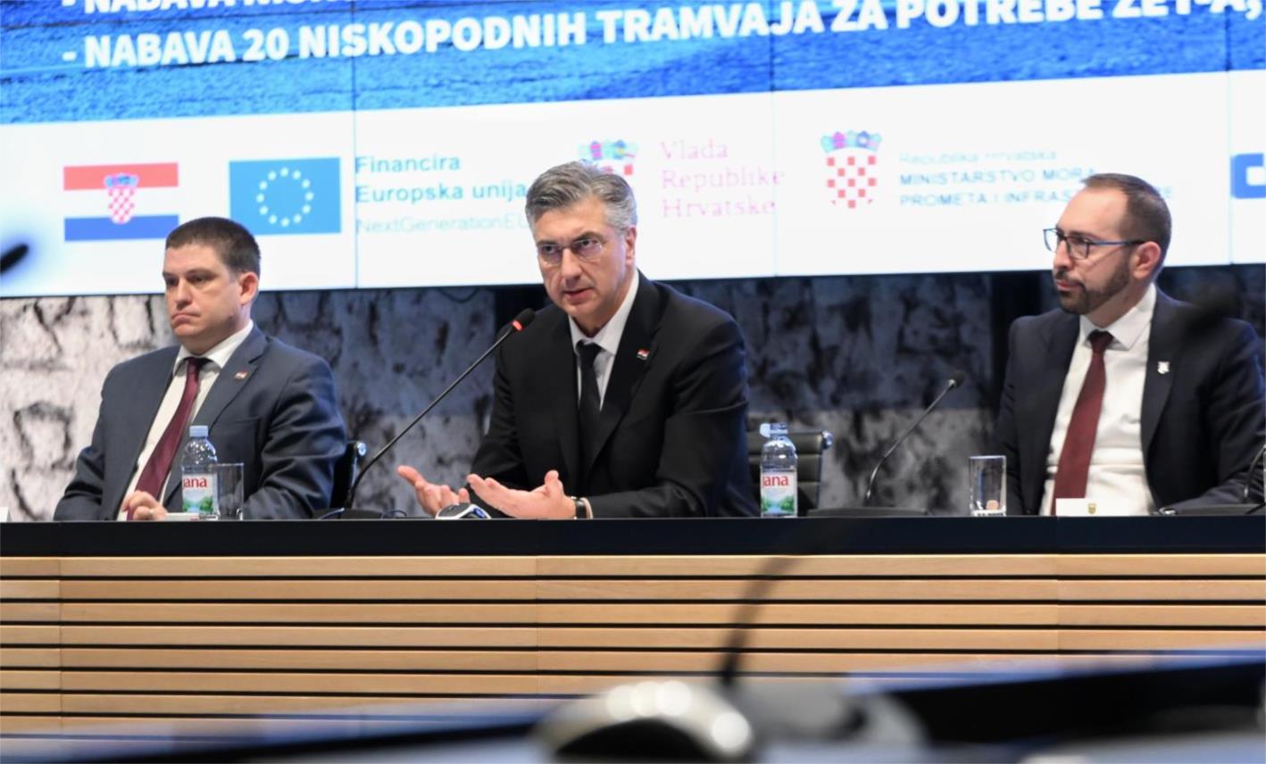 Plenković najavio modernizaciju Zagrebačkog javnog prijevoza