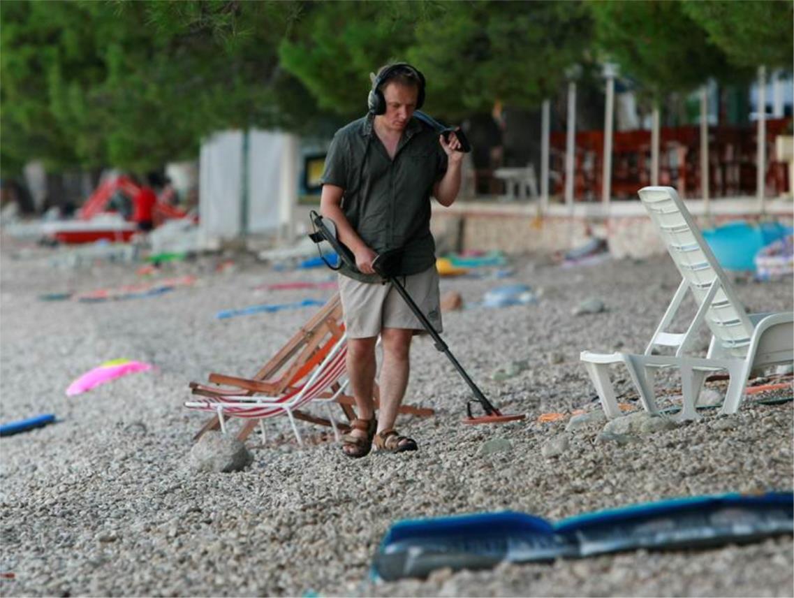 Češki turist u Makarskoj