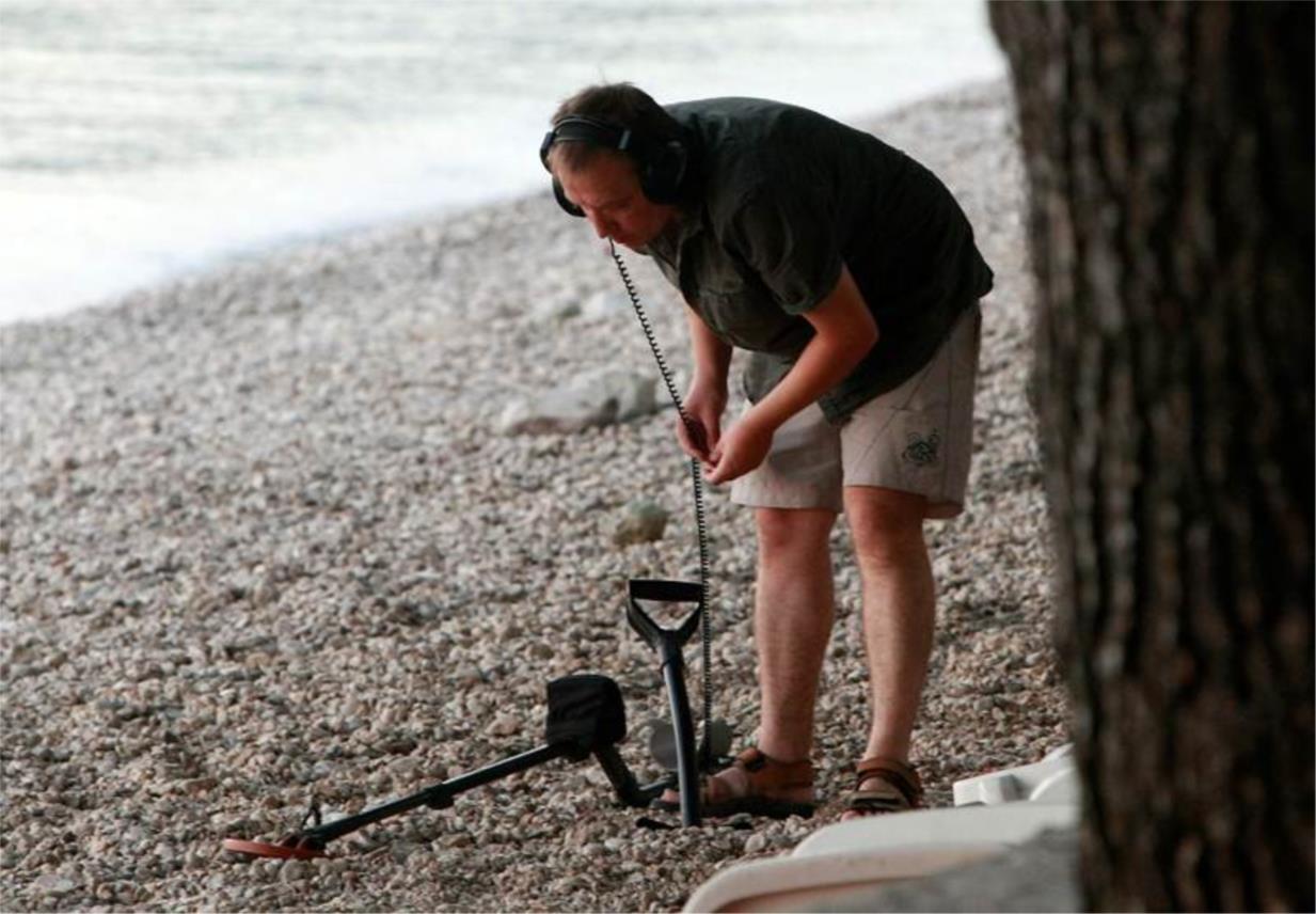 Češki turist u Makarskoj