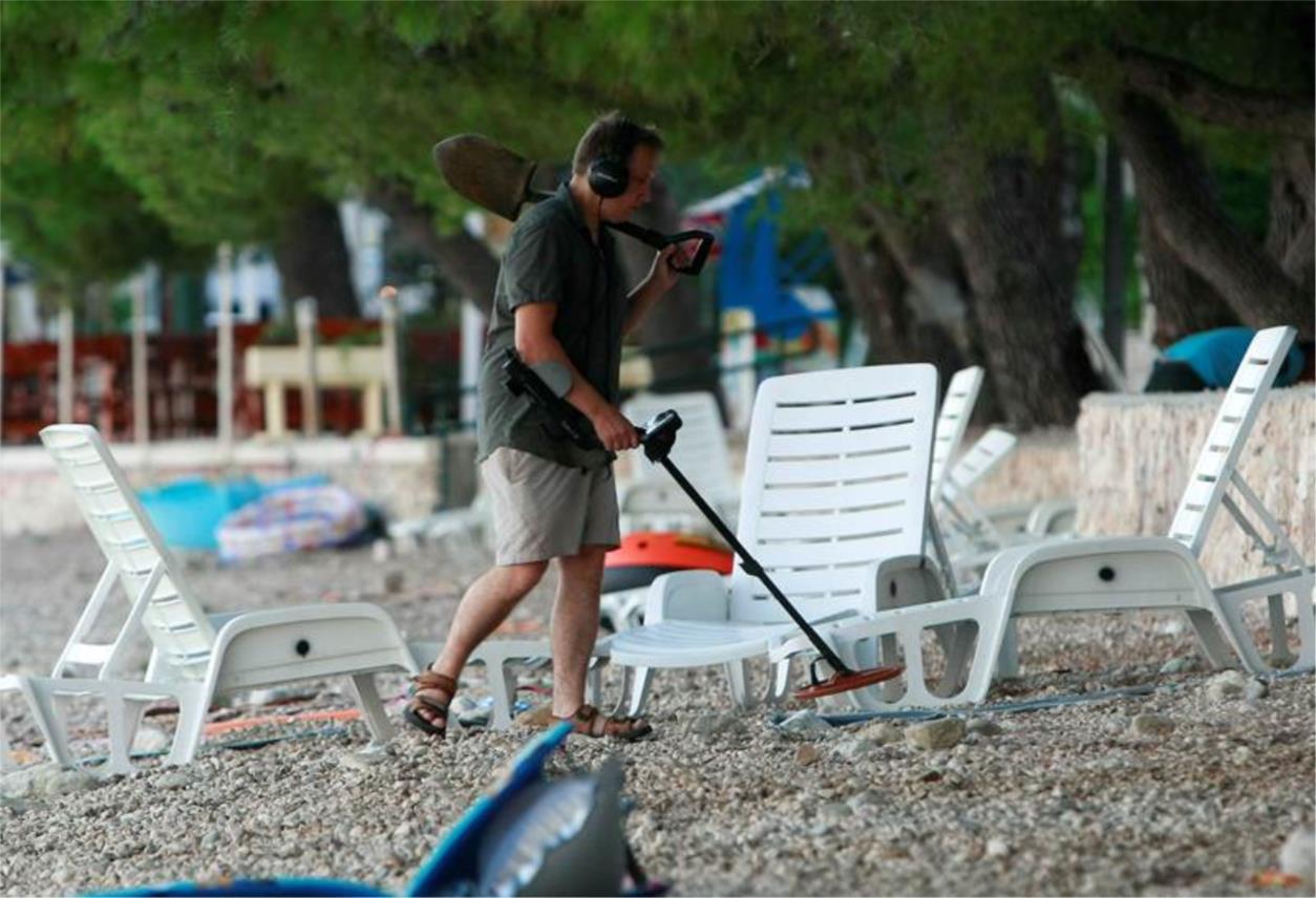 Češki turist u Makarskoj