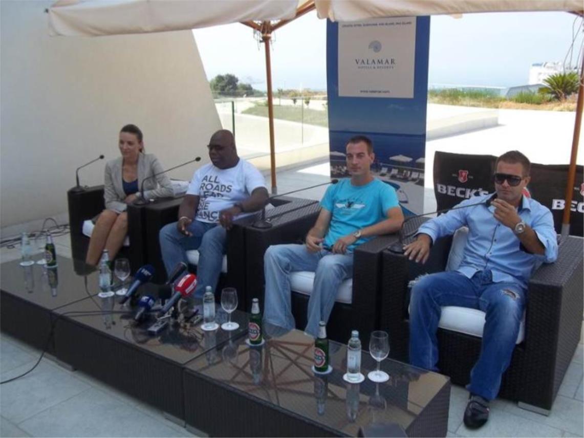 Carl Cox na konferenciji za novinare u Valamar Lacroma Resortu