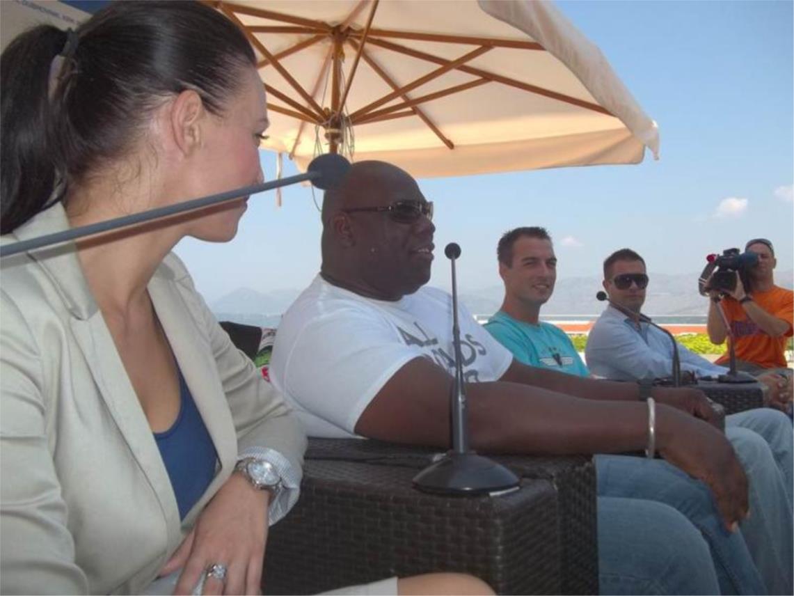 Carl Cox na konferenciji za novinare u Valamar Lacroma Resortu