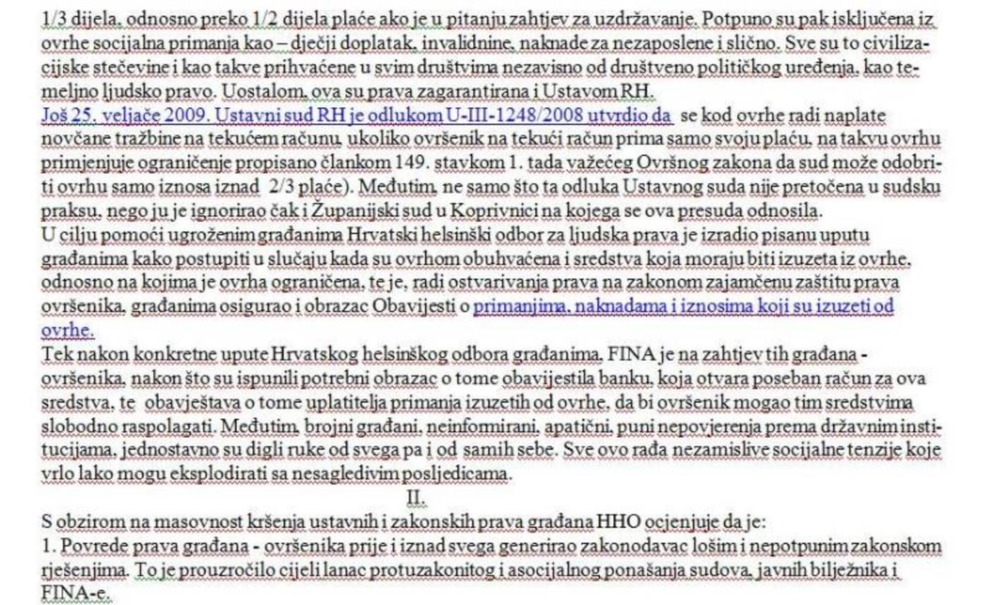 Izjava broj 7 Hrvatskog helsinškog odbora 3