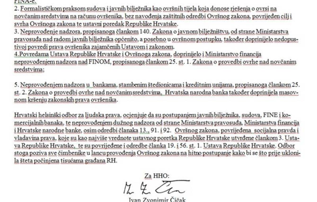 Izjava broj 7 Hrvatskog helsinškog odbora 4