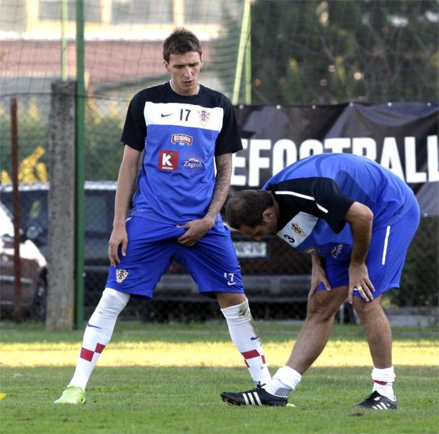 Vatreni na treningu u Brezicama