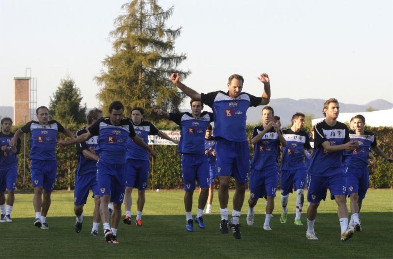 Vatreni na treningu u Brezicama