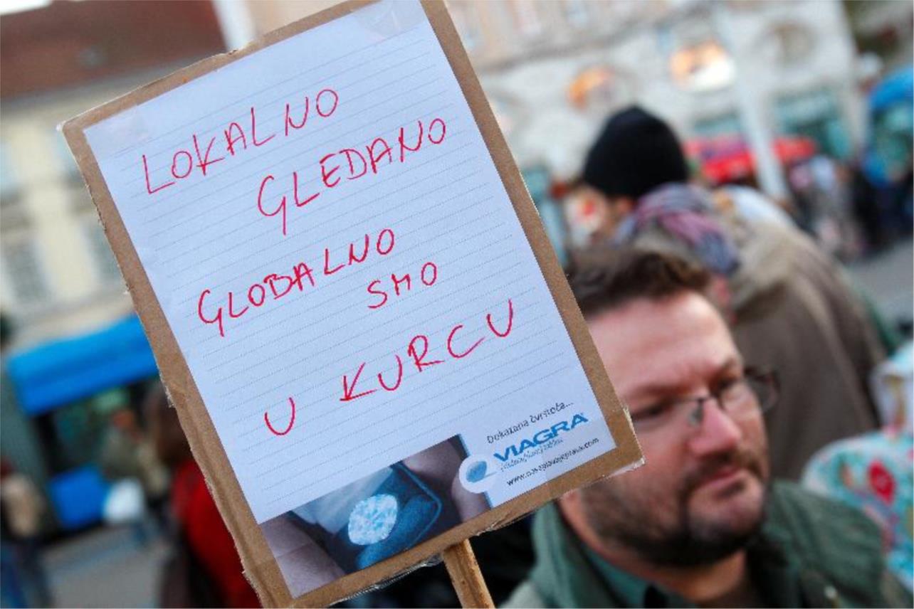 Globalni prosvjed 15. listopada, Zagreb