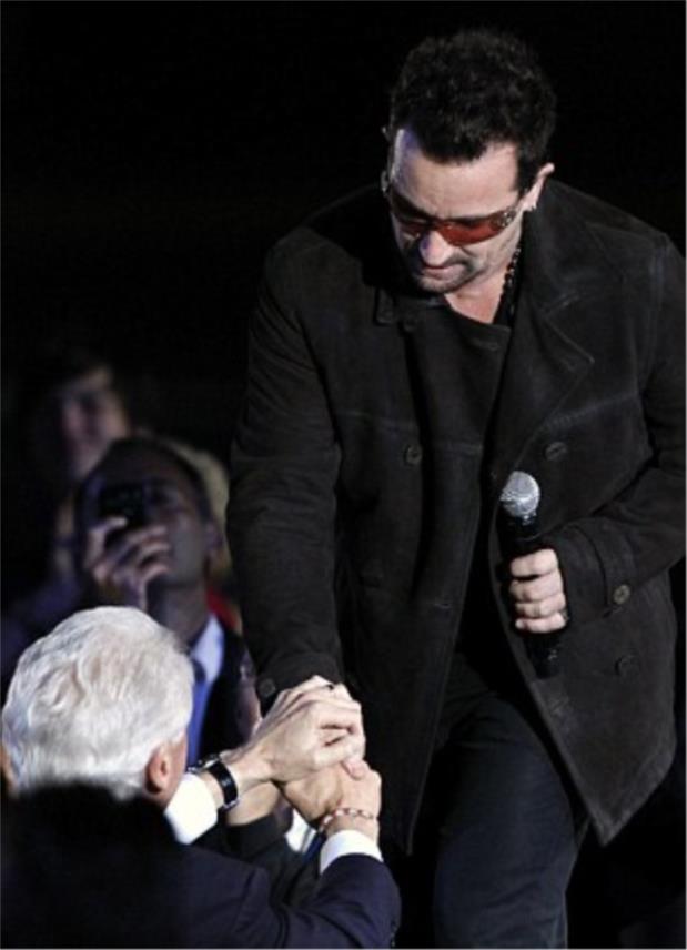 Bono Vox_Bill Clinton