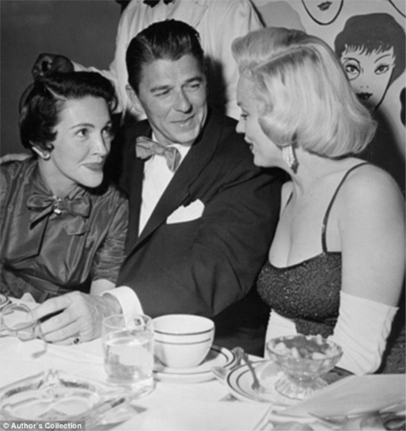 Marilyn Monroe u društvu Nancy i Ronalda Reagana