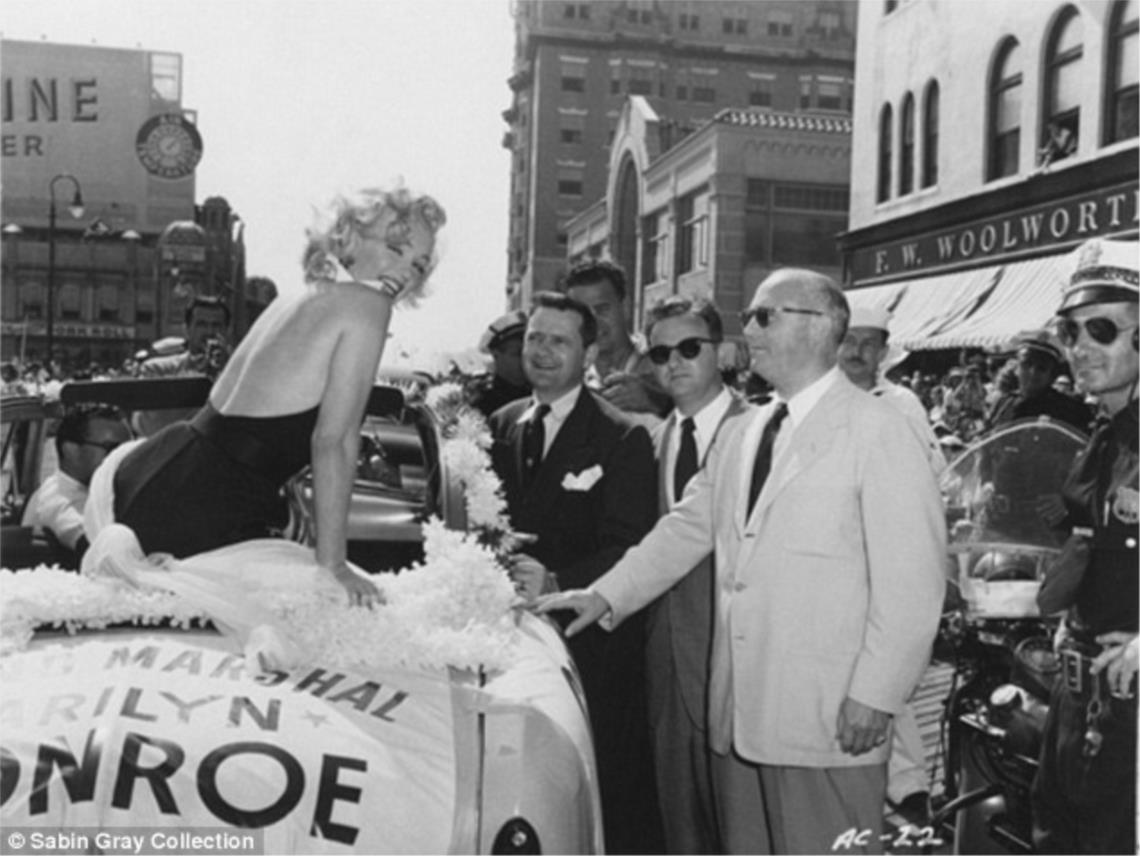 Marilyn Monroe na natjecanju za Miss Amerike 1952.