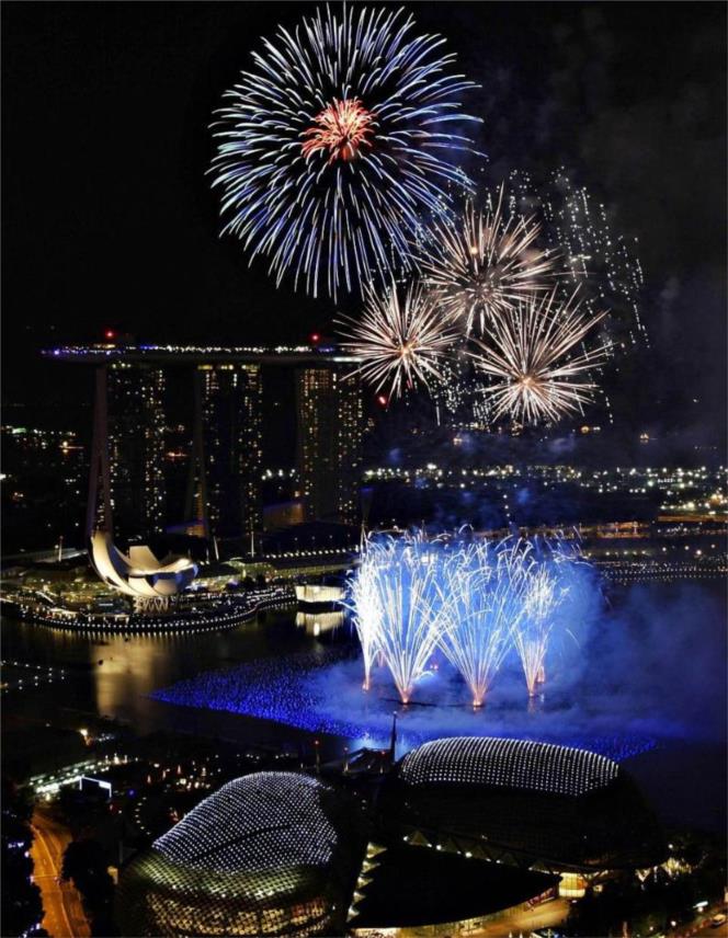 Doček nove 2012 SINGAPUR