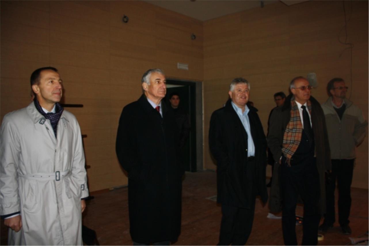 Nikola Dobroslavić, Andro Vlahušić i Mateo Milković u obilasku budućeg sveučilišnog kampusa