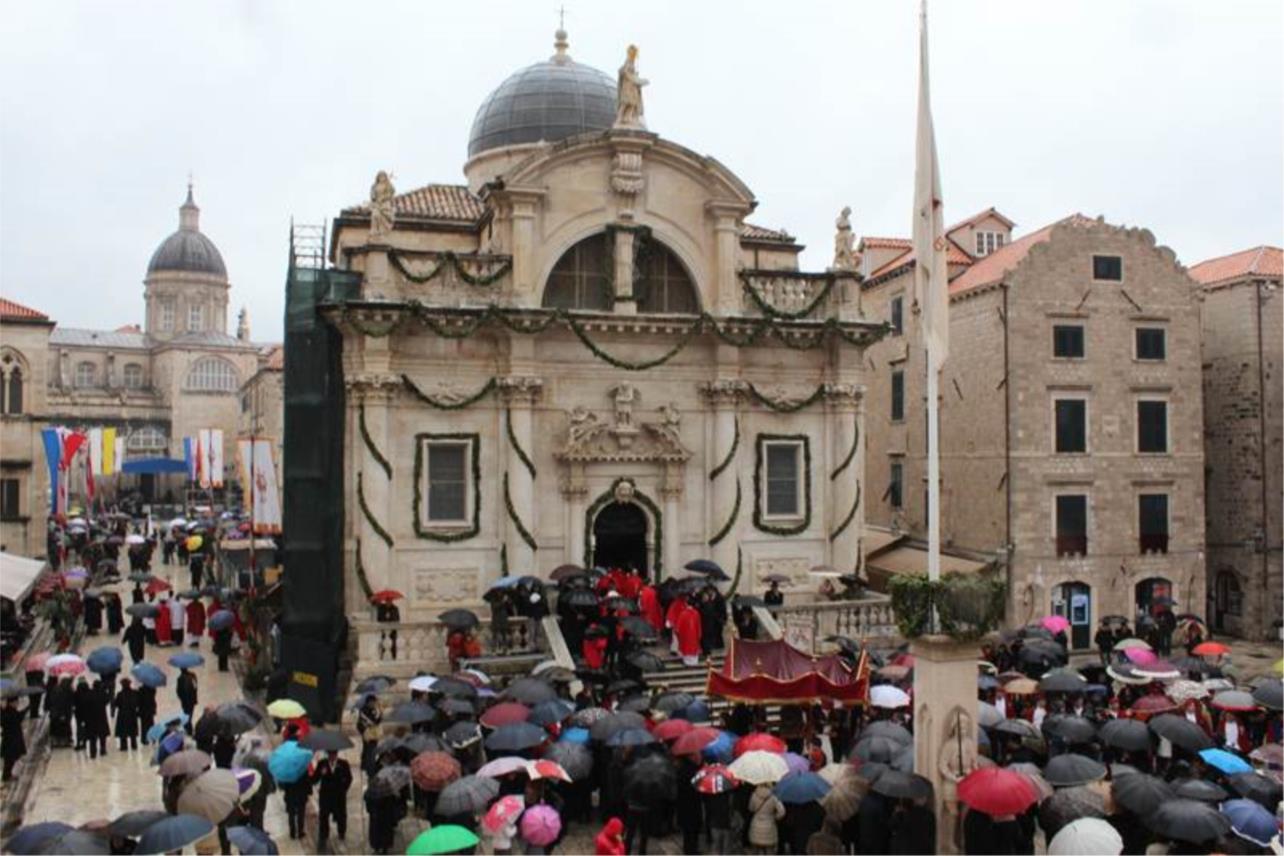 Sv. Vlaho procesija 2012. (Sponza)