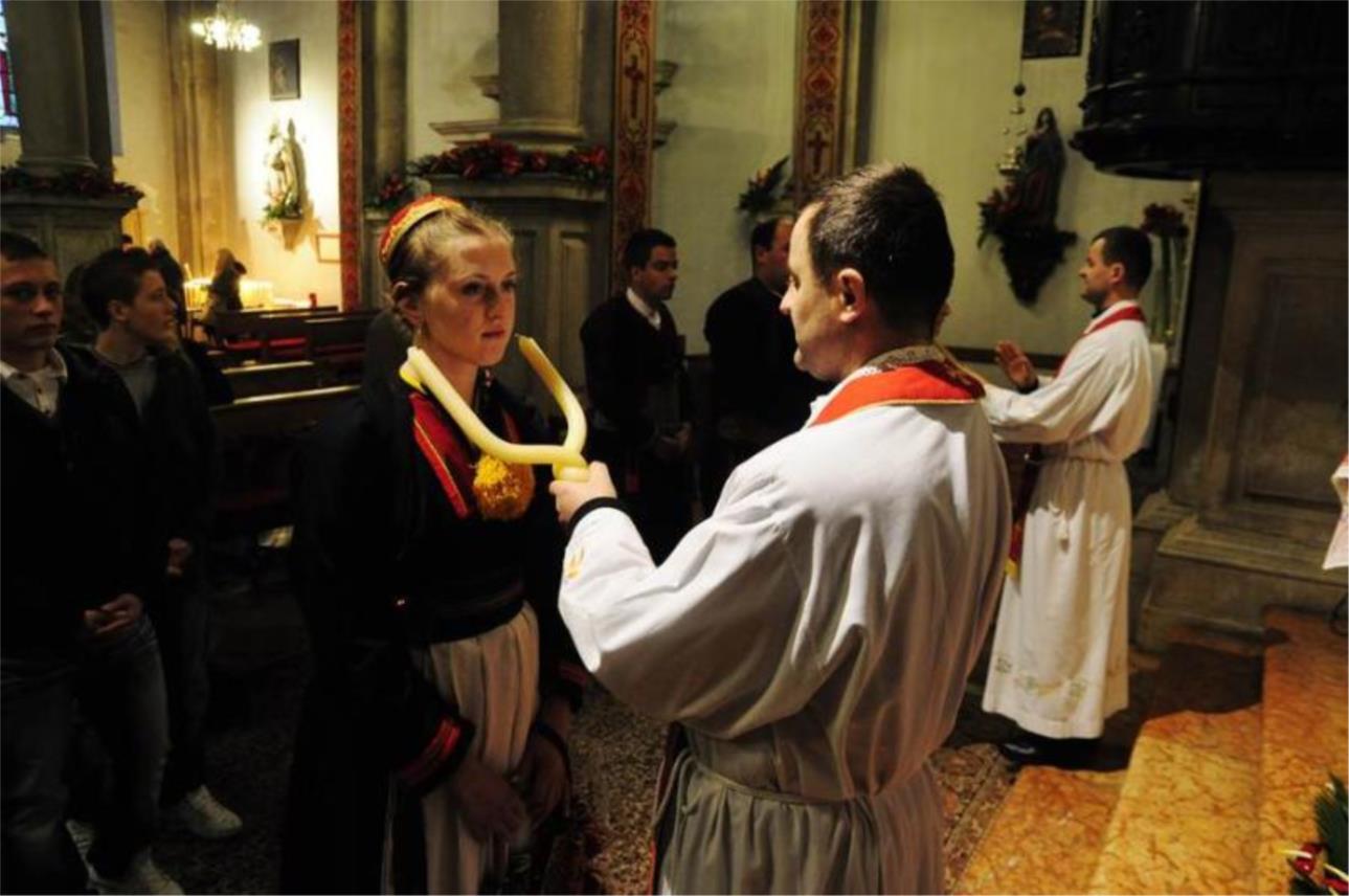 1040. Festa svetog Vlaha - grlićanje