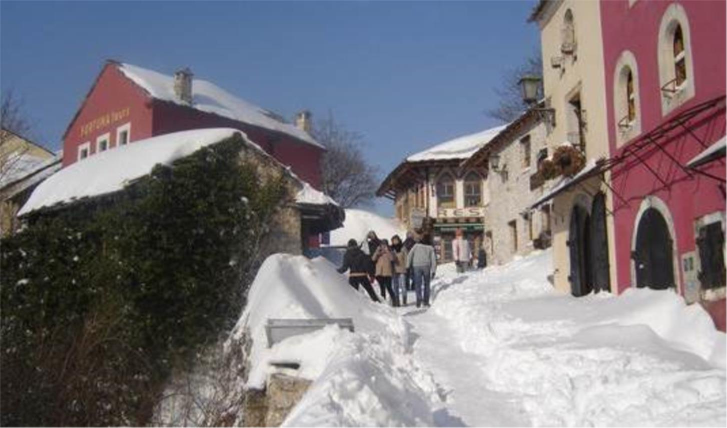 Mostar pod snijegom